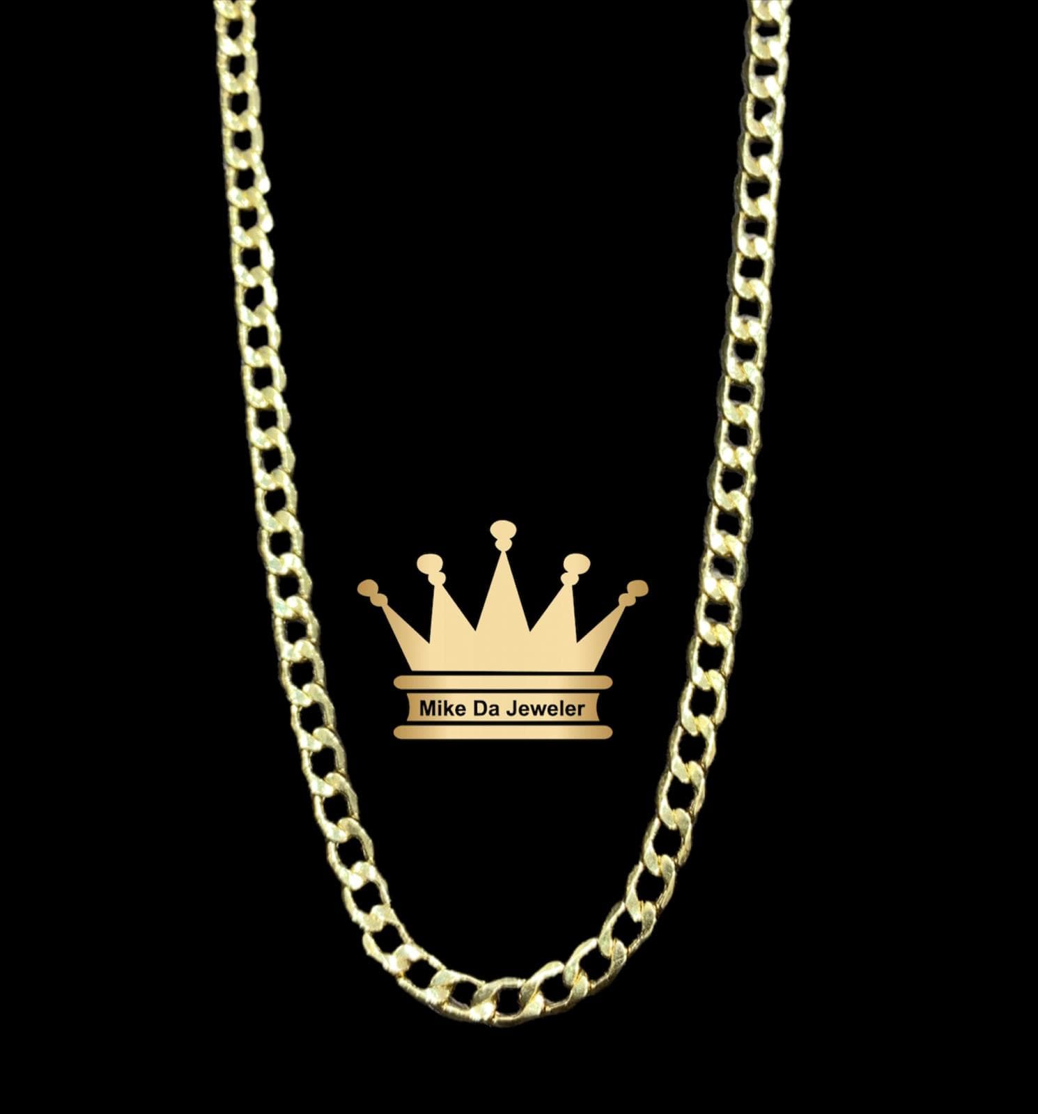 18K Lightweight Cuban Link Chain