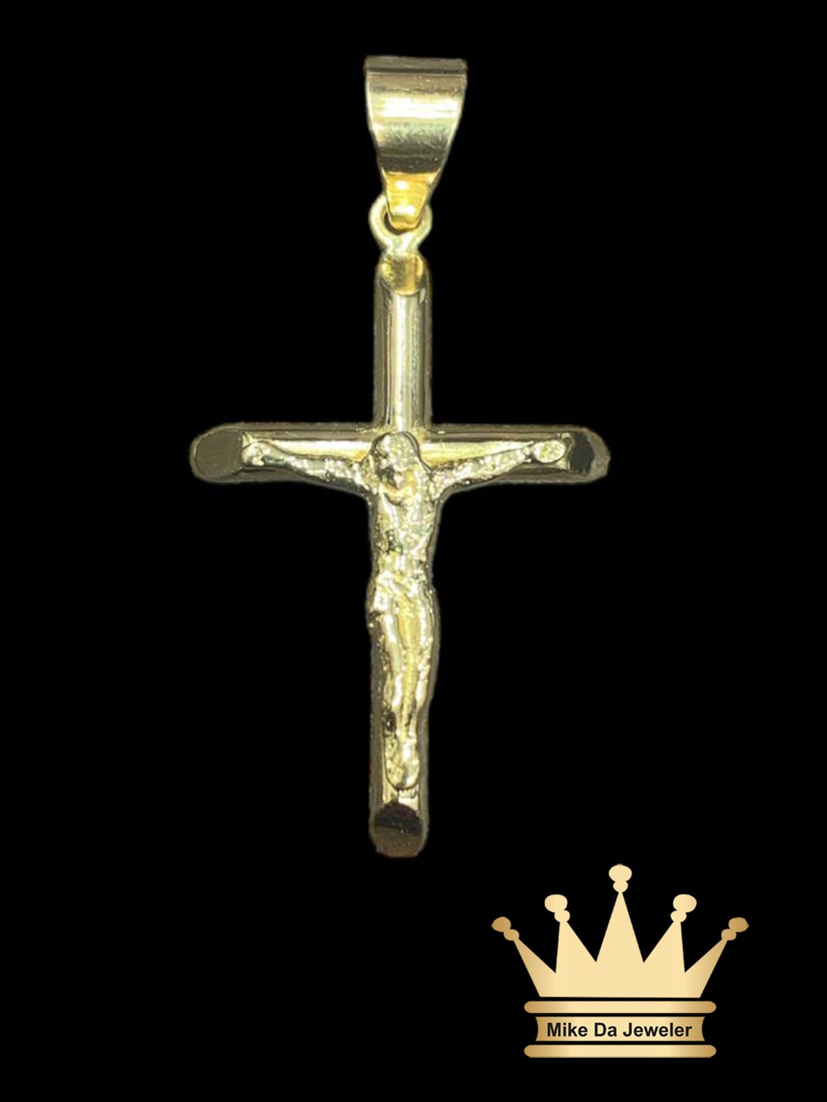 18K Solid Handmade Cross Pendant